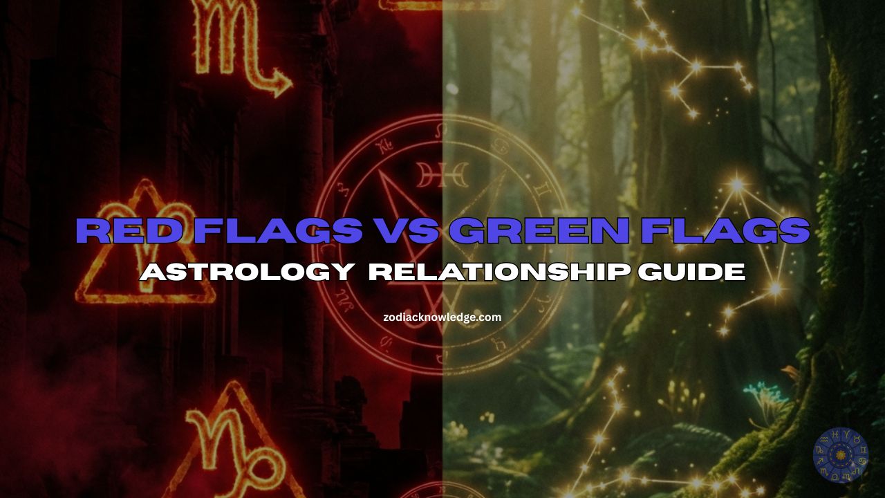 Red Flags vs Green Flags in Astrology: Relationship Guide