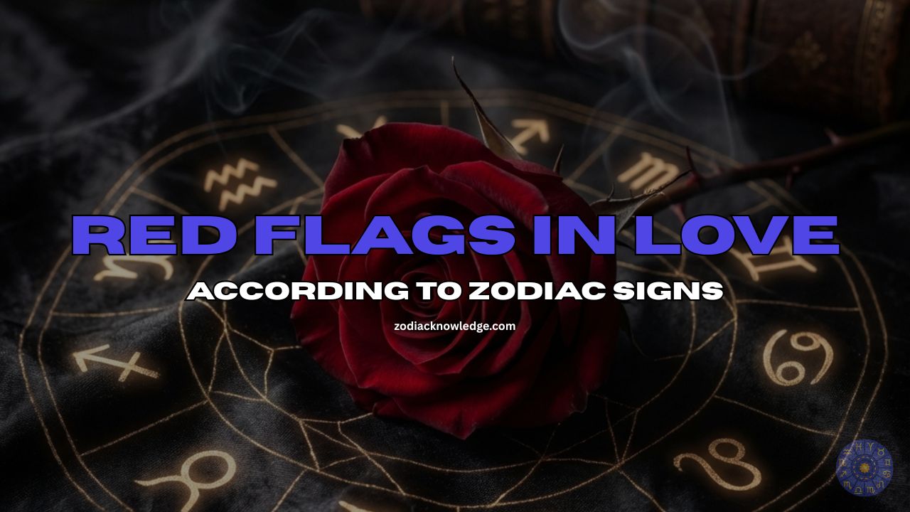 Red Flags in Love According to Zodiac Signs: Relationship Warning Signs